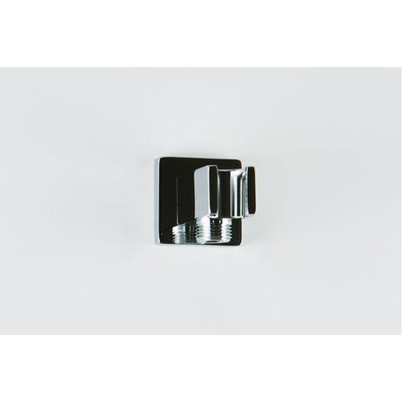 ARTOS F902-40BN SQU Shower Outlet Elbow With Handshower Holder Brushed Nickel