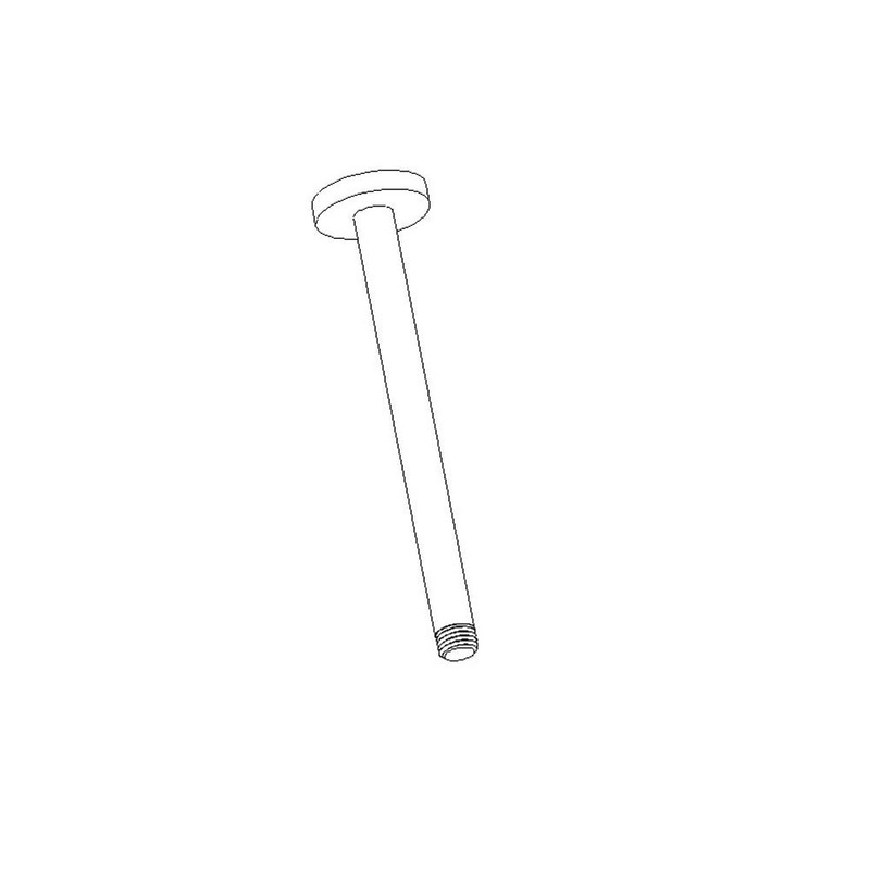 ARTOS F902-4BN Round 9.5" Shower Arm Ceiling Mounted Brushed Nickel