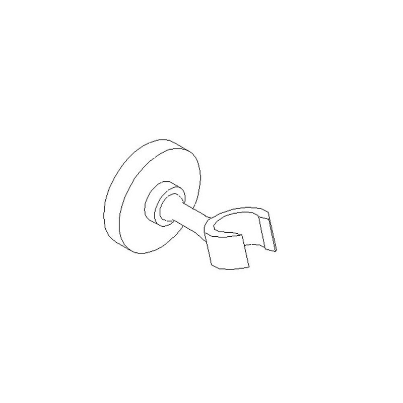 ARTOS F902-6CH Brass Handshower Holder Adjustable Chrome