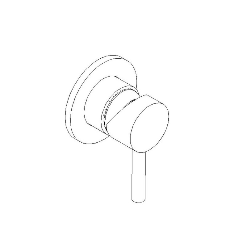 ARTOS F903-12TKCH Opera Pressure Balance Mixer Trim Kit Chrome
