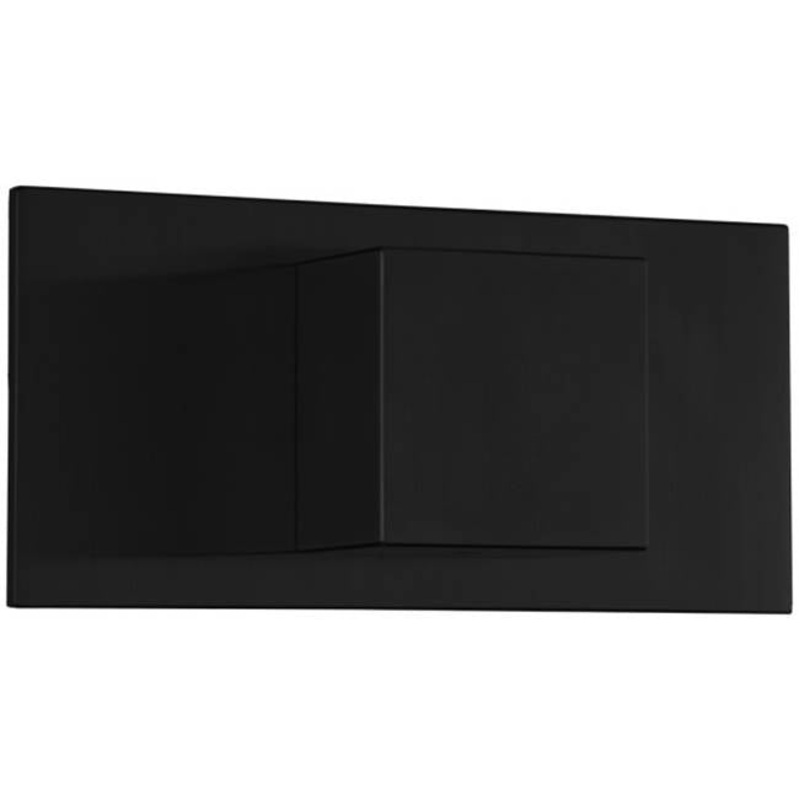 ARTOS F903A-56TKBK Square Progressive Pressure Balance Mixer Trim Kit with Letterbox Plate Matte Black