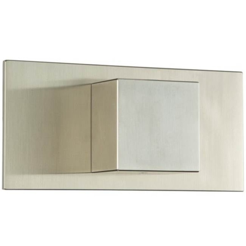 ARTOS F903A-56TKBN Square Progressive Pressure Balance Mixer Trim Kit with Letterbox Plate Brushed Nickel