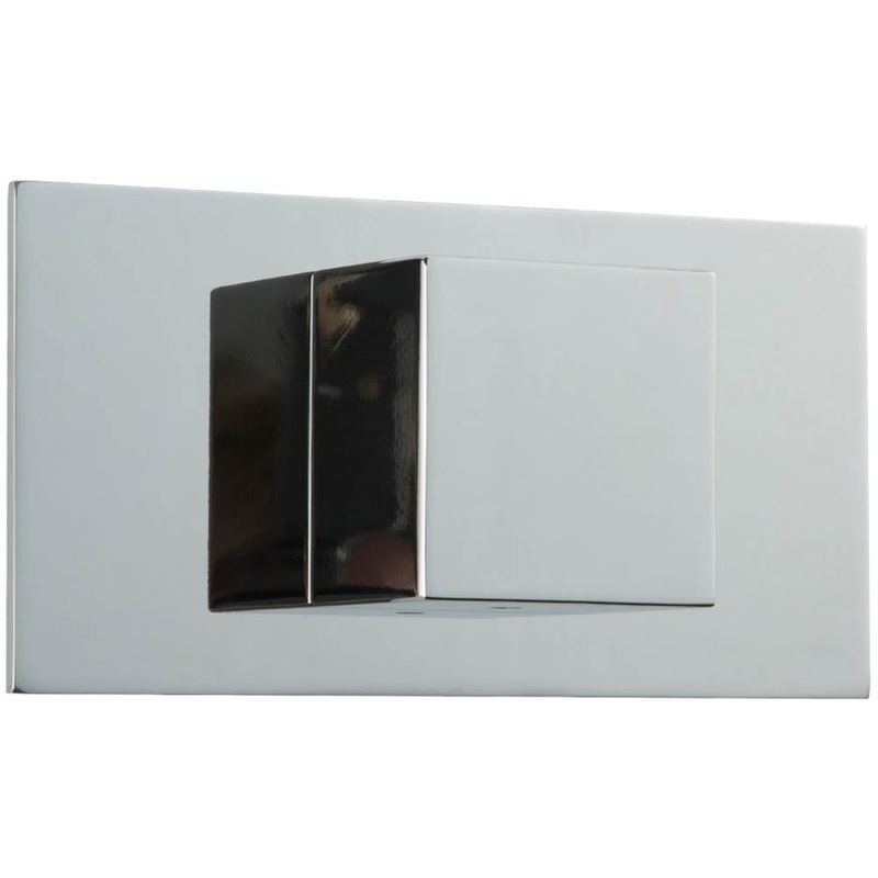 ARTOS F903A-56TKCH Square Progressive Pressure Balance Mixer Trim Kit with Letterbox Plate Chrome