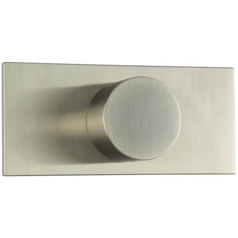 ARTOS F903A-57TKBN Square and Round Progressive Pressure Balance Mixer Trim Kit with Letterbox Plate Brushed Nickel