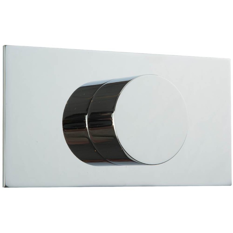 ARTOS F903A-57TKCH Square and Round Progressive Pressure Balance Mixer Trim Kit with Letterbox Plate Chrome