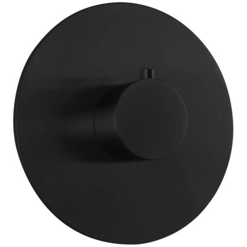 ARTOS F904A-5TKBK Round Thermostat Trim Kit Matte Black