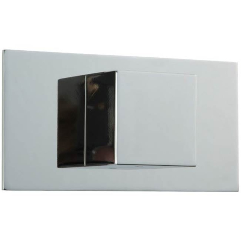 ARTOS F906A-6TKCH Square Volume Control Trim Kit with Letterbox Plate Chrome