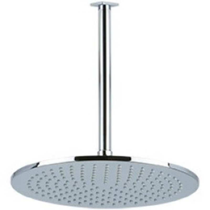 ARTOS F907-18/9CH R+S 12" Shower Rainhead Ceiling Mount, 9.5" Arm, Chrome