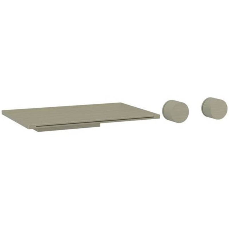 ARTOS F302-7BN Otella 3-Hole Wall Mount Tub Filler R+S Brushed Nickel