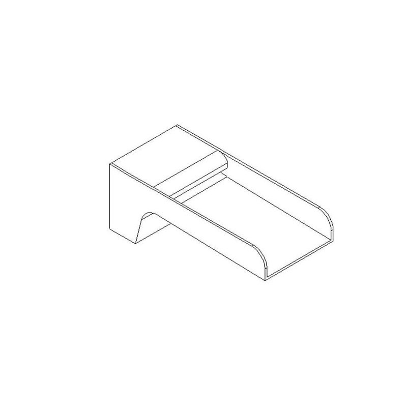 ARTOS F802-3CH Kascade In Wall Tub Spout Chrome