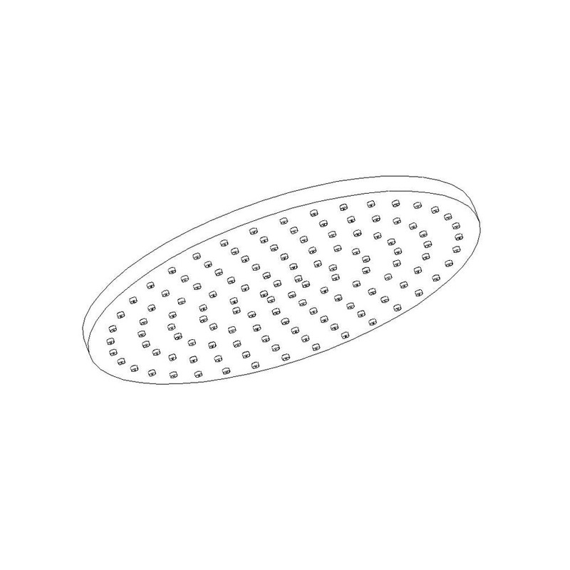 ARTOS F901-1CH 8" Shower Rainhead RND Chrome