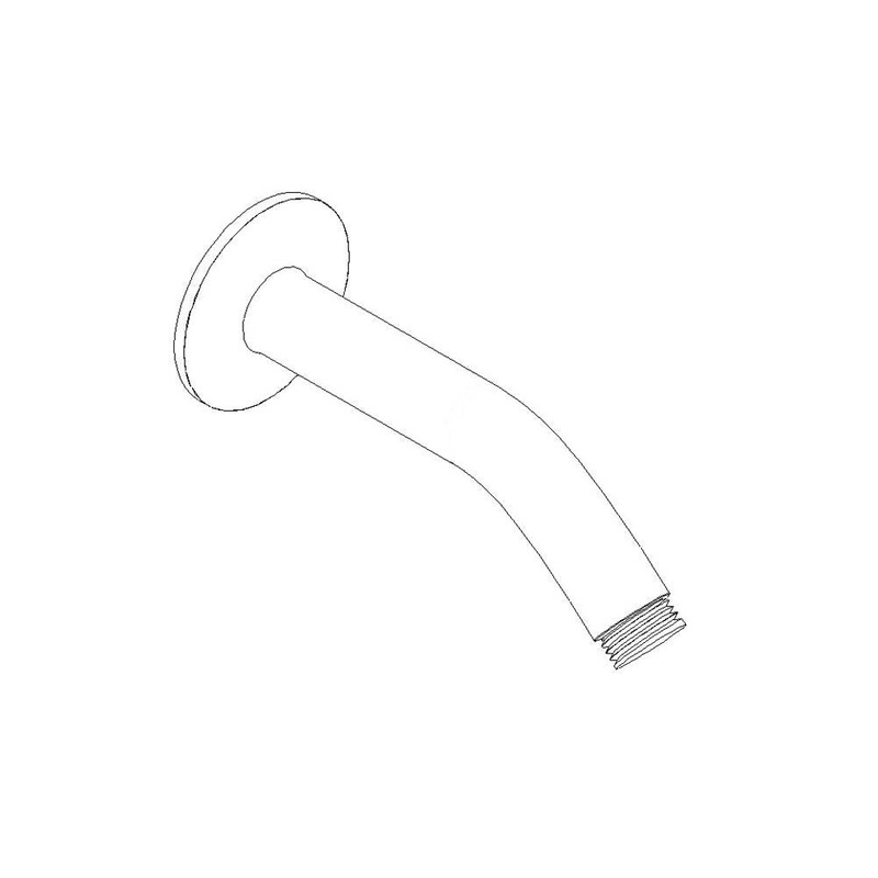 ARTOS F902-11CH Angled Shower Arm (Round) Chrome