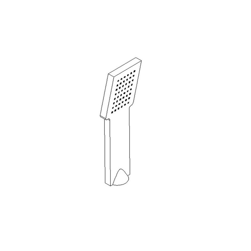 ARTOS F902-15CH Square Handshower Chrome