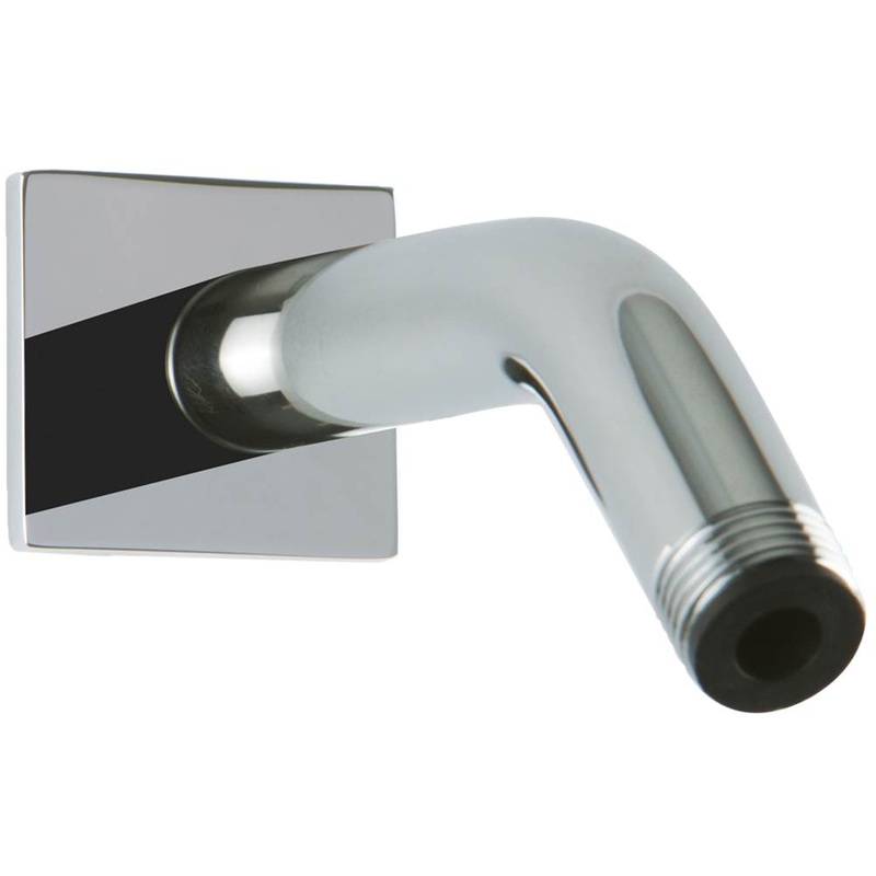 ARTOS F902-28CH Wall Mount Angled Shower Arm R+S Escutcheon, Chrome