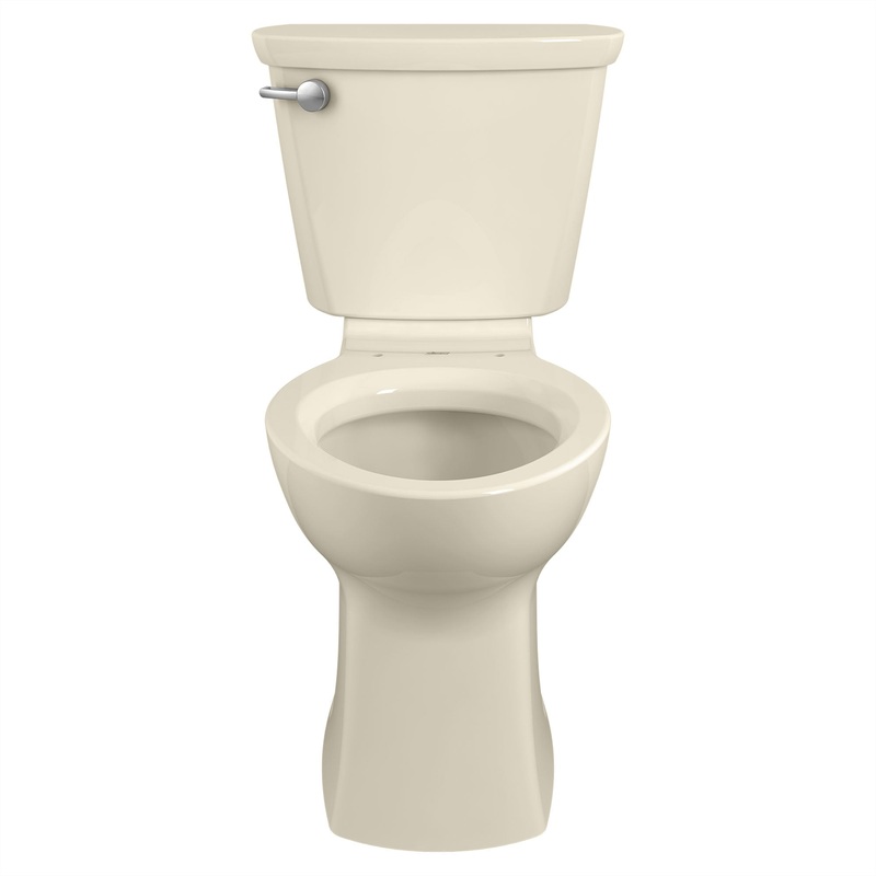 AMERICAN STANDARD 215AB104.021, Cadet PRO Two-Piece 1.28 gpf/4.8 Lpf Chair Height Elongated 10-Inch Rough Toilet Less Seat in Bone