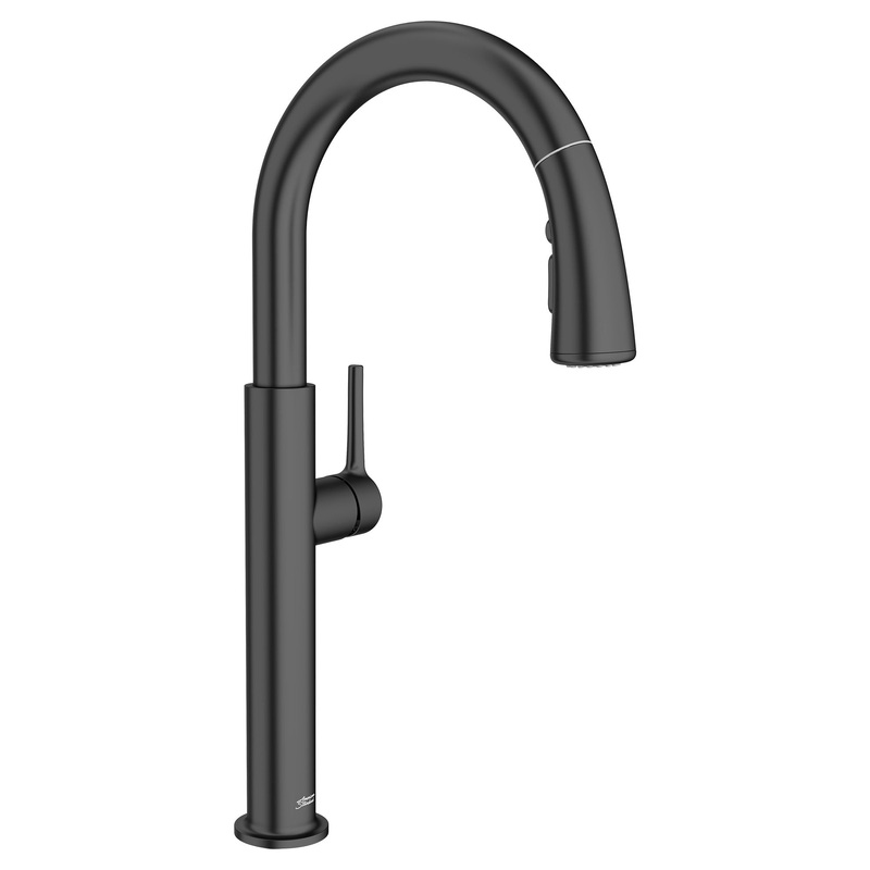 AMERICAN STANDARD 4803300.243, Studio S Pull-Down Dual Spray Kitchen Faucet 1.5 gpm/5.7 L/min in Matte Black