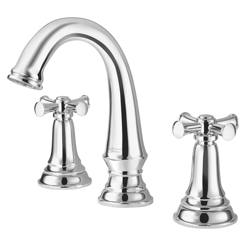 AMERICAN STANDARD 7052827.002, Delancey 8-Inch Widespread 2-Handle Bathroom Faucet 1.2 gpm/4.5 L/min With Cross Handles in Chrome