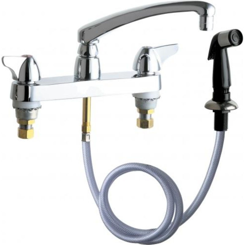 Chicago Faucets 1102-Abcp Top Mount Sink Faucet