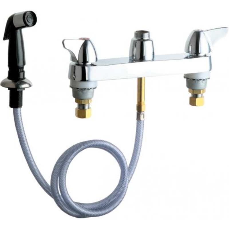 Chicago Faucets 1102-Lesab Sink Faucet W/Spry,