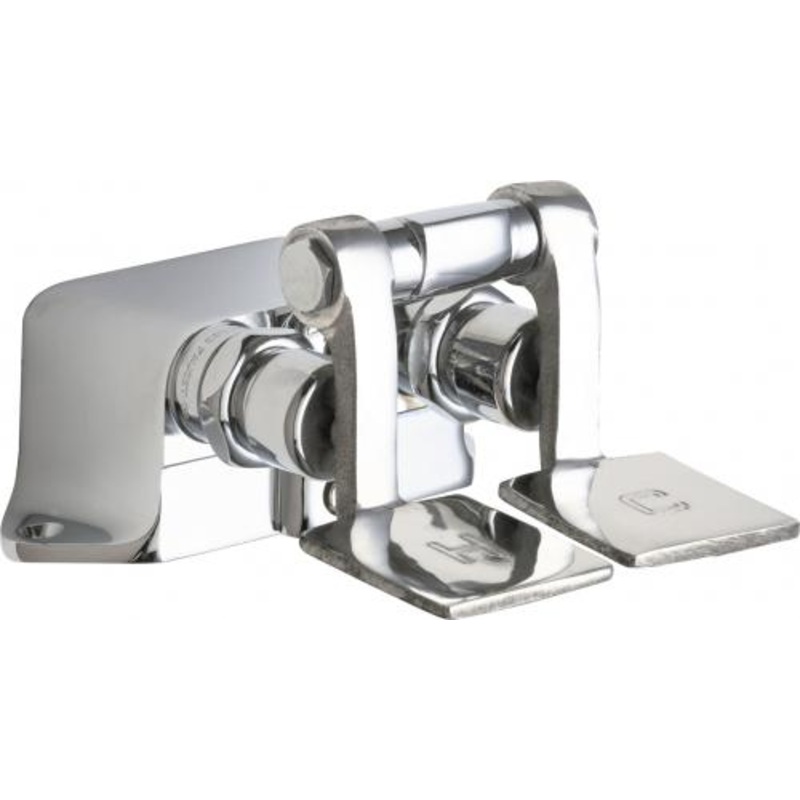 Chicago Faucets 625-Abcp Floor Mtd Double Pedal