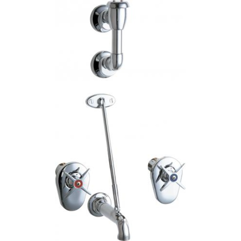 Chicago Faucets 911-Iscp Built-In Serv Sink