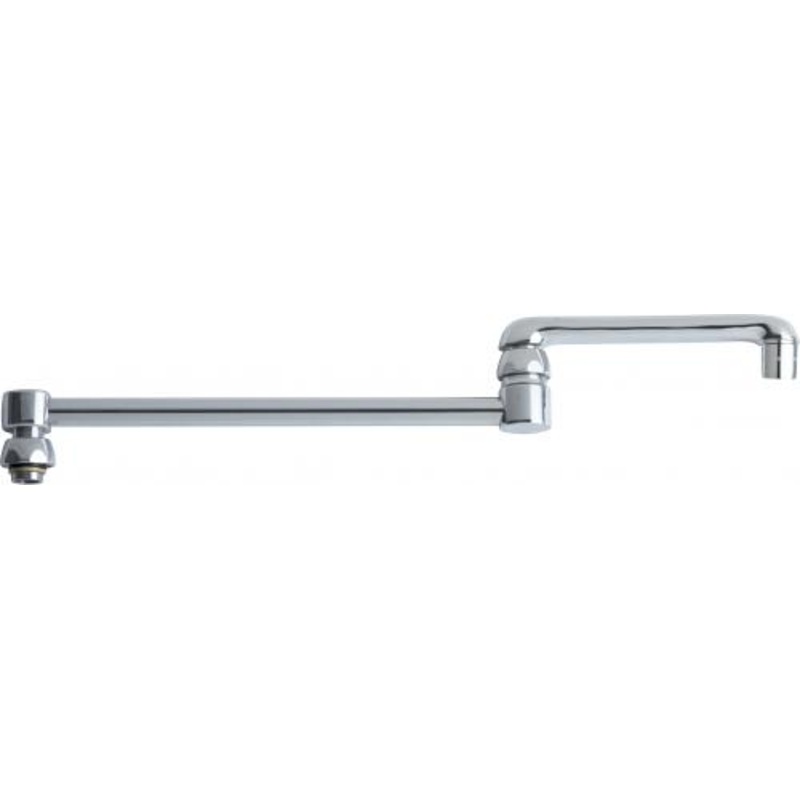 Chicago Faucets Dj18Jkabcp Double Jointed Swing Spout