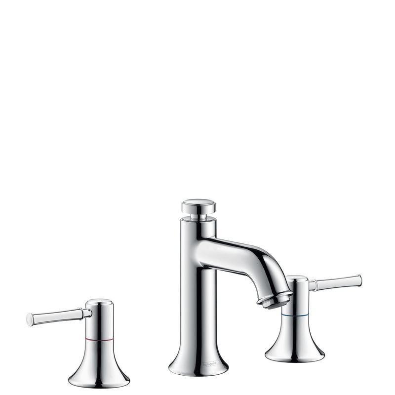 HANSGROHE 14113001 Talis C Widespread Faucet 100 with Pop-Up Drain, 1.2 GPM in Chrome