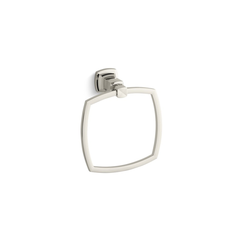 KOHLER K-16254-SN Margaux Towel Ring In Vibrant Polished Nickel