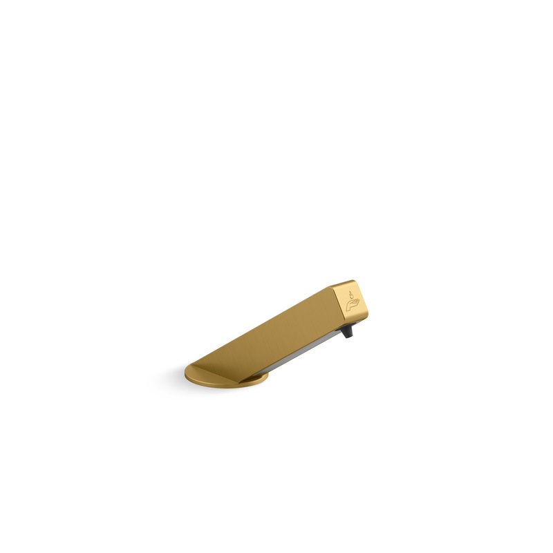 KOHLER K-25193-2MB Angle Touchless Foaming Soap Dispenser, Dc-Powered - Vibrant Brushed Moderne Brass