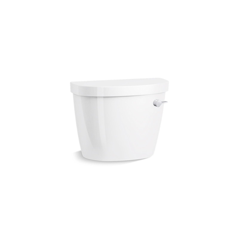 KOHLER K-31615-DRYRA-0 Cimarron Toilet Tank, 1.28 Gpf - White