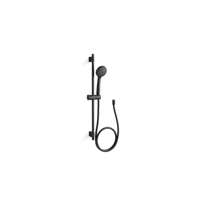 KOHLER K-35950-H-BL Bellera 28" Three-Function Handshower Kit, 1.5 Gpm - Matte Black