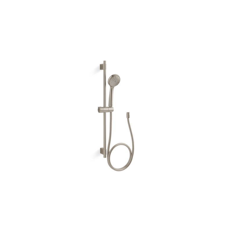 KOHLER K-35950-H-BN Bellera 28" Three-Function Handshower Kit, 1.5 Gpm - Vibrant Brushed Nickel