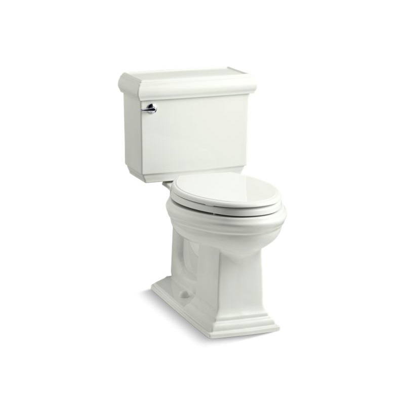 KOHLER K-3816-NY Memoirs Classic Two-Piece Elongated Toilet, 1.28 Gpf In Dune