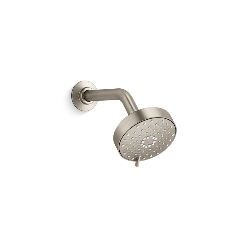 KOHLER K-72419-H-BN Awaken G110 Three-Function Showerhead, 1.5 Gpm - Vibrant Brushed Nickel