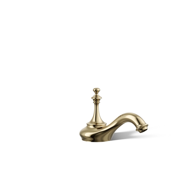 KOHLER K-72758-AF Artifacts With Tea Design Bathroom Sink Faucet Spout With Tea Design, 1.2 Gpm In Vibrant French Gold