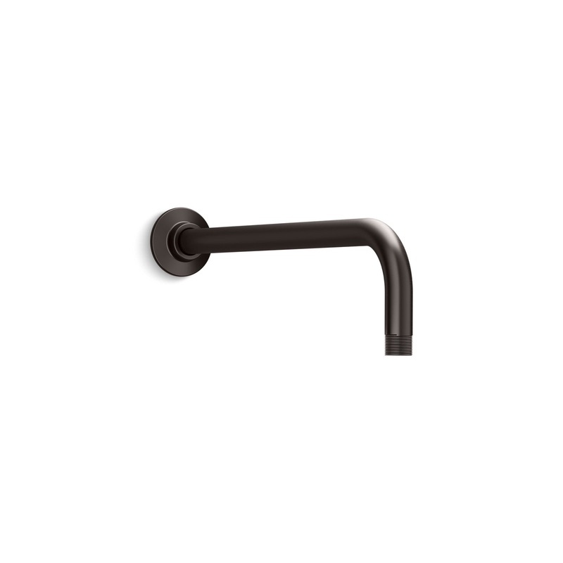KOHLER K-10124-BGP Wall-mount rainhead arm and flange  -  Brushed Graphite