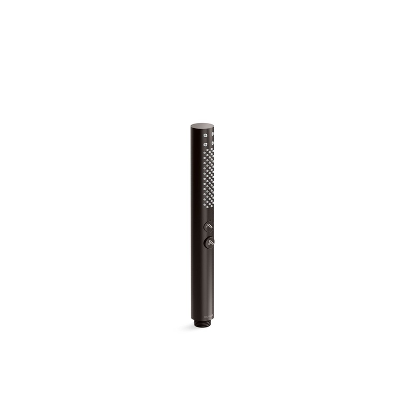 KOHLER K-21335-BGP Round two-function handshower, 2.5 gpm  -  Brushed Graphite