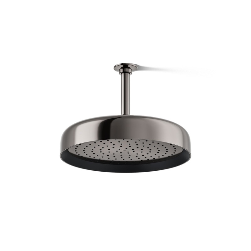 KOHLER K-26291-TT Round 12" single-function rainhead, 2.5 gpm  -  Vibrant Titanium