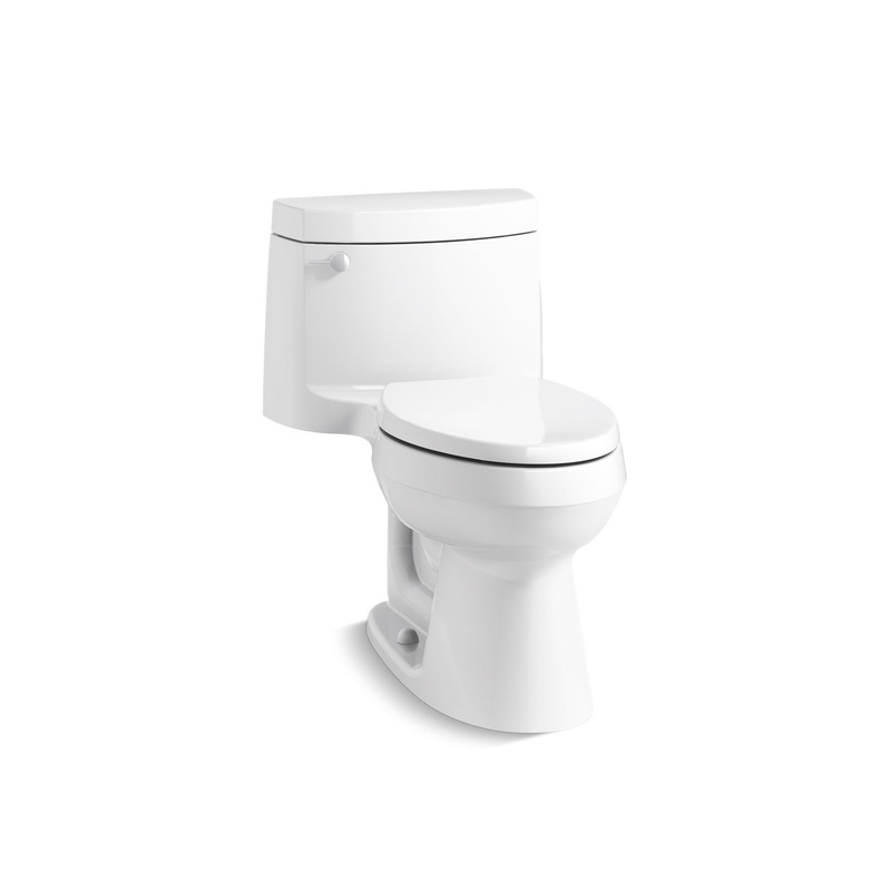 KOHLER K-3828-0 One-piece elongated toilet, 1.28 gpf  -  White