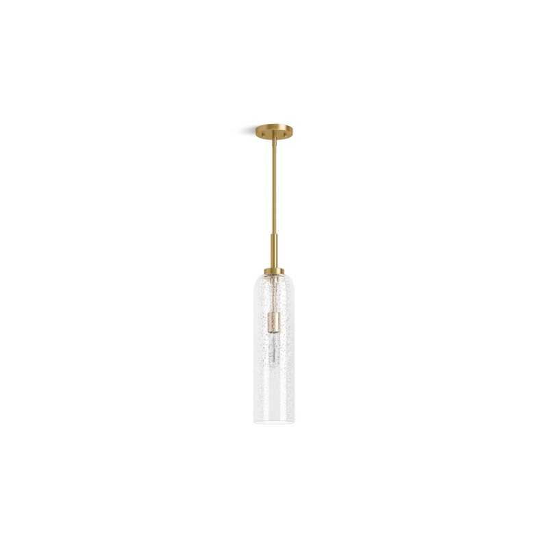 KOHLER K-42199-PE01-2GL 5" bottle pendant  -  Brushed Moderne Brass